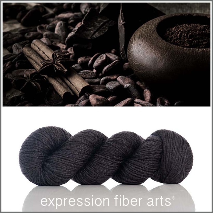 Cocoa Black 'DEWY' DK