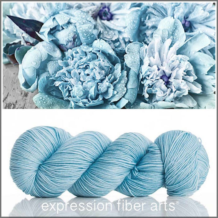 Blue Peonies 'RESILIENT' SOCK