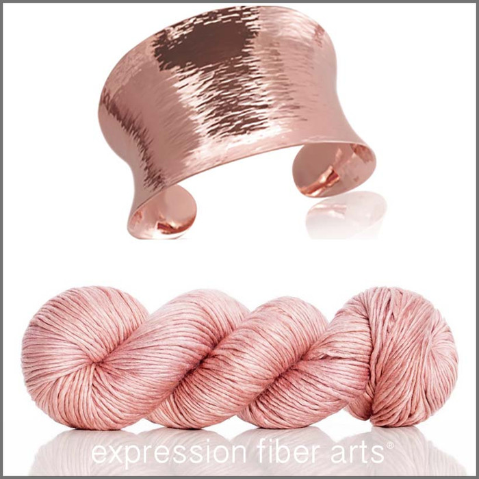 Rose Gold 'PEARLESCENT' WORSTED