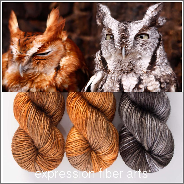 You're A Hoot Hues 'PEARLESCENT' WORSTED KIT