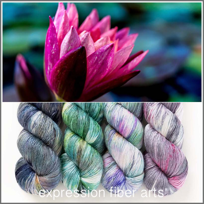 Majestic Water Lily Hues 'PEARLESCENT' FINGERING KIT
