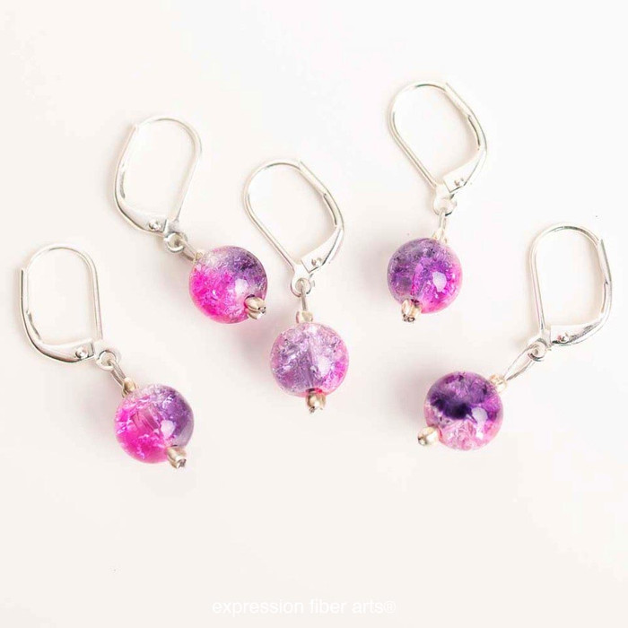 Light Purple 5-Pack Opening Stitch Markers