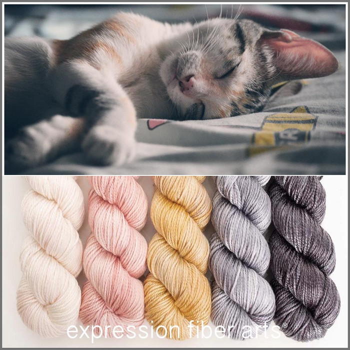 Purrfect Hues 'LUSTER' WORSTED KIT