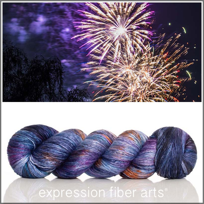 FIREWORKS Limited Edition 'PEARLESCENT' FINGERING 100g