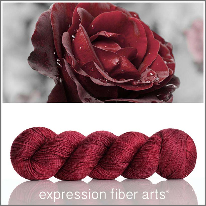 Red Velvet Rose 'OASIS' FINGERING