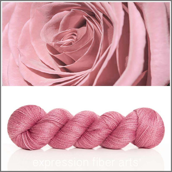 Powder Rose 'ALPACA SILK' LACE