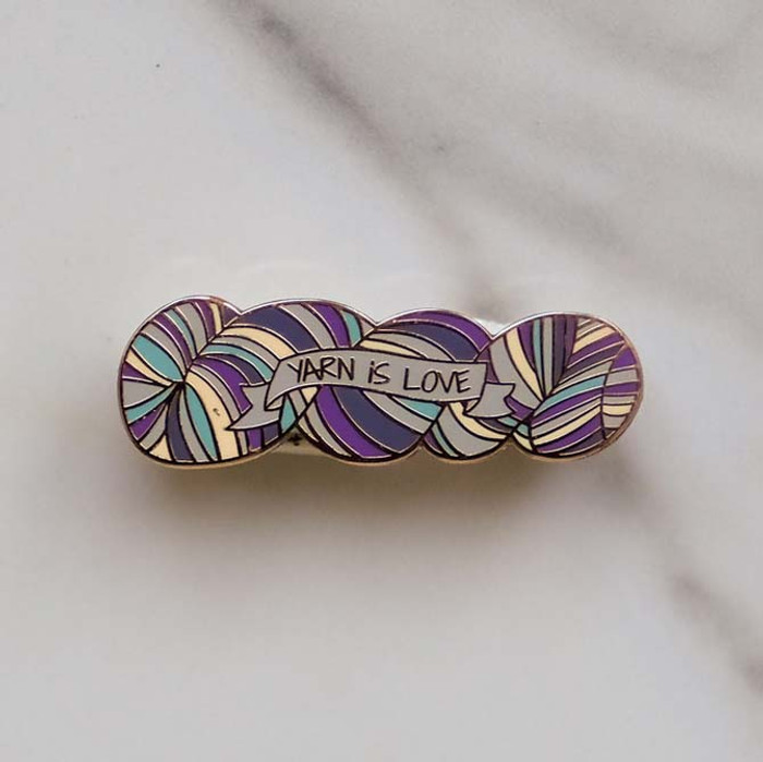 Yarn is Love Enamel Pin