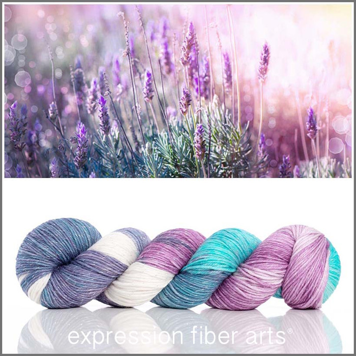 LAVENDER AND LIGHT 'SPARKLE' DK