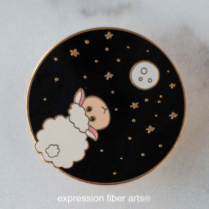 Matilda Moon-Gazing Sheep Enamel Pin