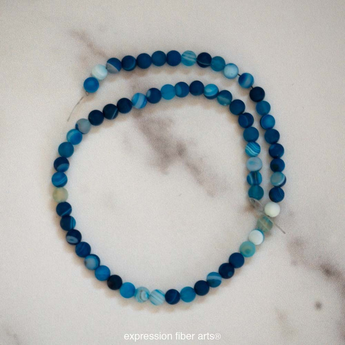 Winter Blue Beads