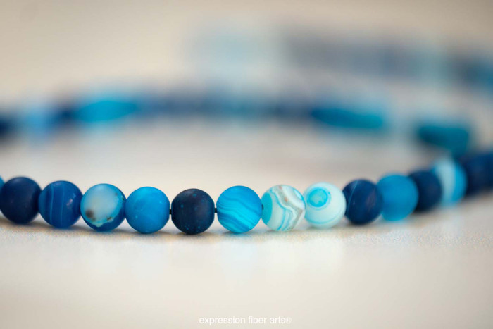 Winter Blue Beads