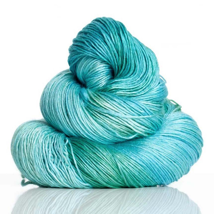 Bright Aqua 'PEARLESCENT' FINGERING