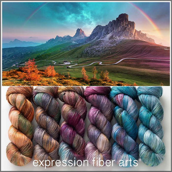 Adventurous Hues 'PEARLESCENT' FINGERING KIT