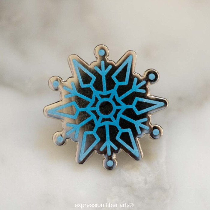 Snowflake Enamel Pin