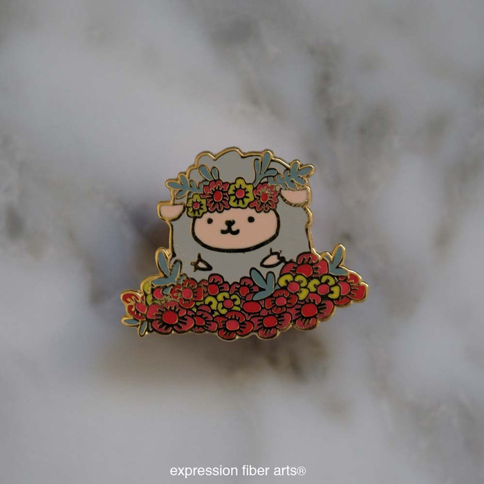 Flora the Sheep Enamel Pin