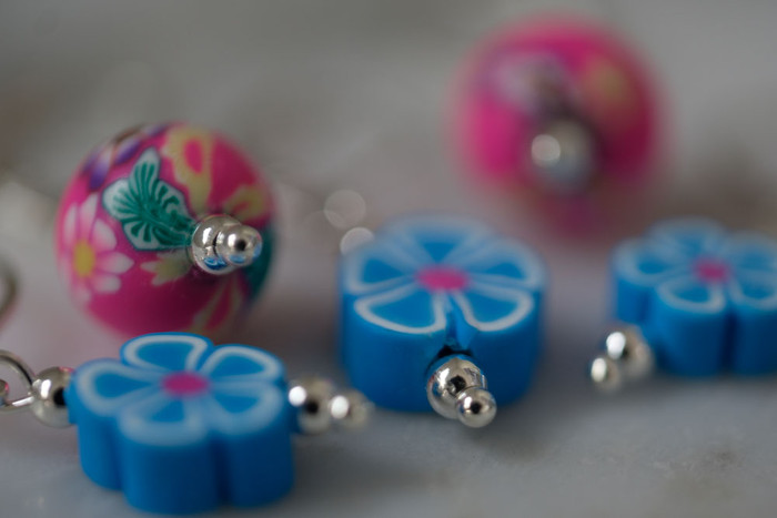 Mixed Floral January Dreamspiration Stitch Marker Set of 5