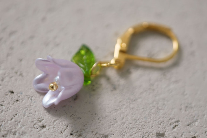 Pastel Spring Flowers Stitch Marker Set of 5