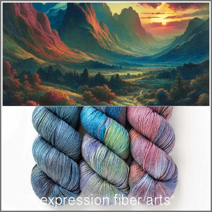 Sacred Journey Hues 'MOONGLEAM' Fingering Kit