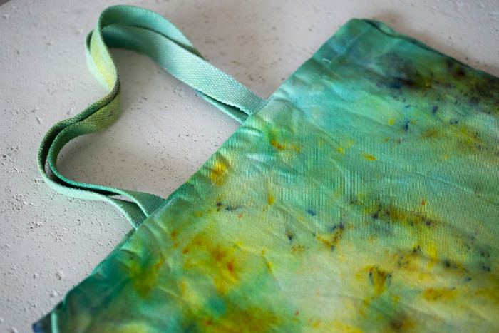 New Leaves Hand-Dyed Cotton Tote Bag
