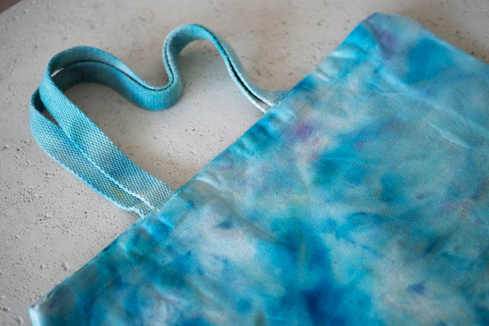 Lake Reflection Hand-Dyed Cotton Tote Bag