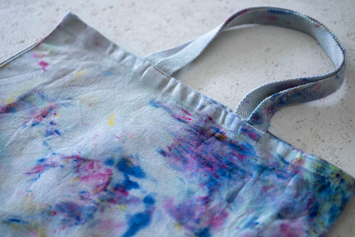 Cosmic Intention Hand-Dyed Cotton Tote Bag