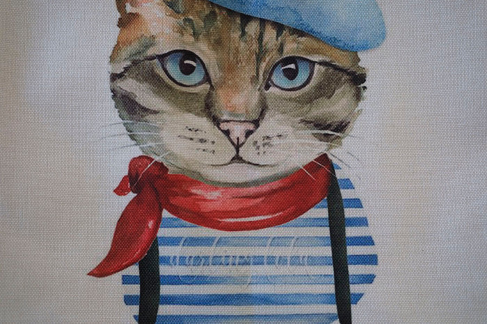 Artist Cat Tote Bag