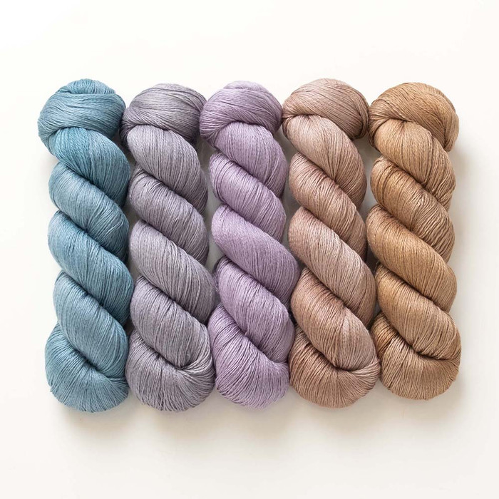 Tranquil Twilight Hues 'YAK SILK' LACE