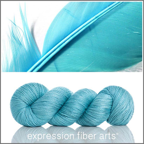 Pre-Order Feather Blue 'WISHGLOW' SPORT - Expression Fiber Arts