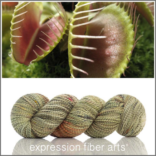 Venus Flytrap 'OSCILLA COTTON' WORSTED - Expression Fiber Arts