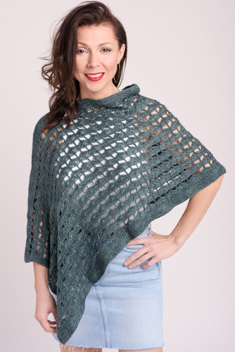 Gulf Breeze Crochet Poncho Pattern