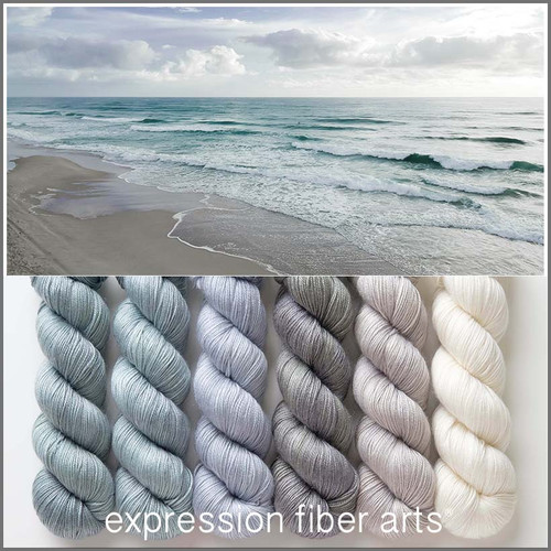 Coastal Hues 'LUSTER' SPORT KIT - Expression Fiber Arts, Inc.