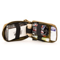 MOLLE mounted medical kit. Small durable IFAK. Duty grade med kit for Law enforcement, SWAT, and Military.