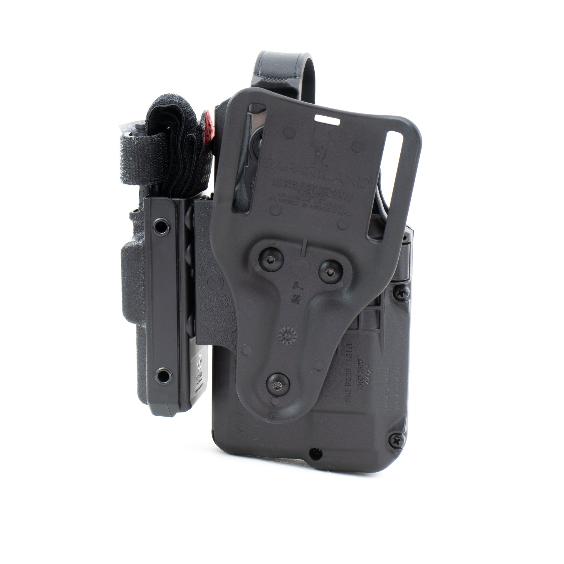 L-Shaped Steel Holster Adapter Bracket – Mount For G17 Holster & Tourniquet Pouch – Universal Belt Mount