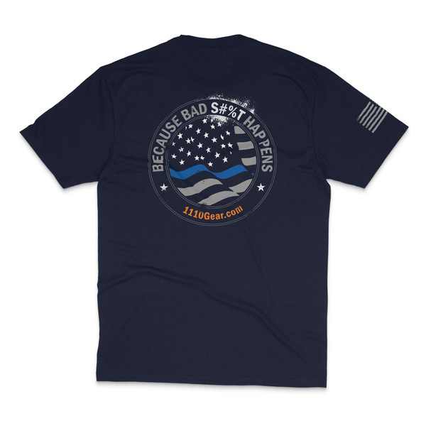 Bad S#%t TShirt - Blue Line