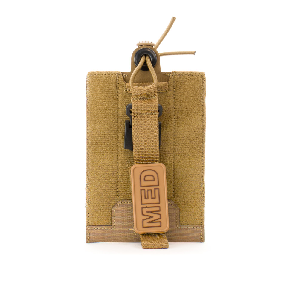 Quick detach releasable medical kit. Quick release IFAK. Molle and belt mounted med kit. Duty grade med kit for Law enforcement, SWAT, and Military.