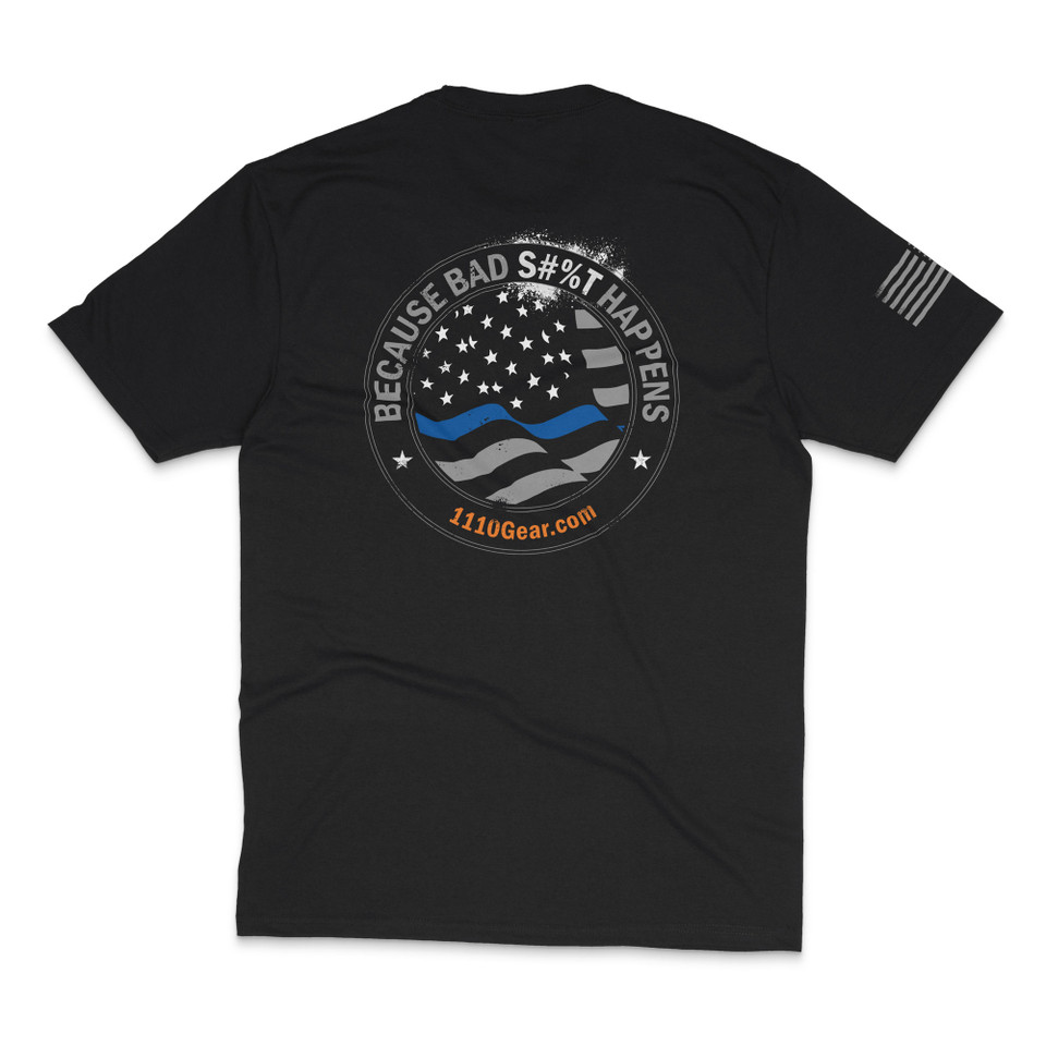 Bad S#%t TShirt - Blue Line