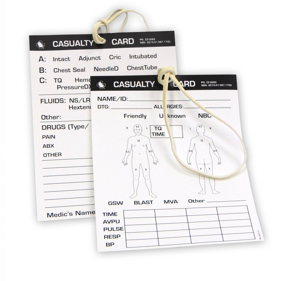 Combat Casualty Card