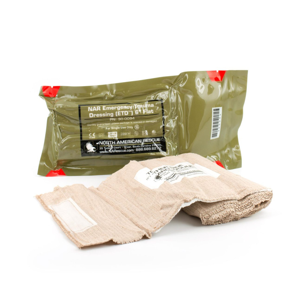 ETD (Emergency Trauma Dressing) 6" Flat Pack ETD (Emergency Trauma Dressing) 6" Flat Pack