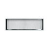 Samuel Mueller 46.5-in Recessed Stainless Steel Horizontal Shower Storage Pod Rear Lined  Bellagio