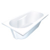 Samuel Mueller 60-in L x 32-in W x 19-in H Resin Stone Drop-in/Undermount Bathtub with end drain, White