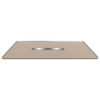 Samuel Mueller SMFZSP6036C-33 Trimslate Plus 60-In X 36-In Zero Threshold Shower Base With Center Drain, Carmel