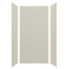 Samuel Mueller 48-in x 36-in x 96-in Glue to Wall 3-Piece Shower Wall Kit, Linen