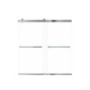 Samuel Mueller Brevity 60-in X 62-in By-Pass Bathtub Door with 5/16-in Clear Glass and Sampson Handle, Polished Chrome