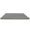 Samuel Mueller SMFZSTR6336-40 Trimslate 63-In X 36-In Tub Replacement Shower Base With Adjustable Single Threshold And End Drain, Dark Grey