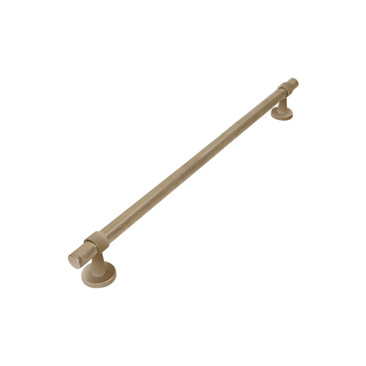 Samuel Mueller 32-in Barrington Knurled Grab Bar, Champagne Bronze