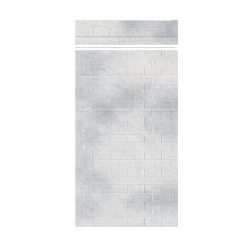 Samuel Mueller 48-in x 84+12-in Transition Wall Panel, Moonstone/Tile
