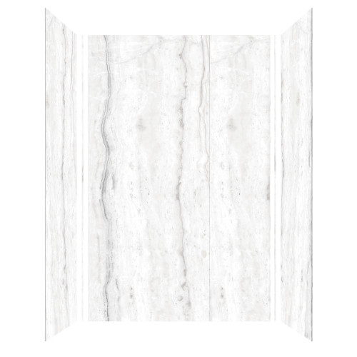 Samuel Mueller Trinity 60-in X 48-in X 96-in Shower Wall Kit, Glossy Sabana Grey