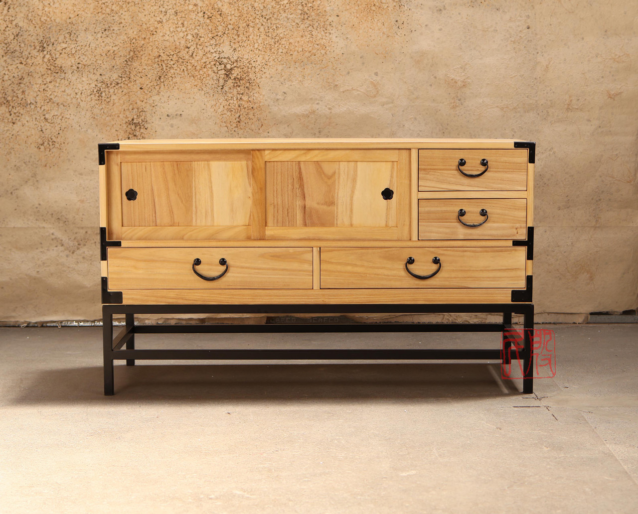 Japanese style kiri wood choba tansu (KB49)