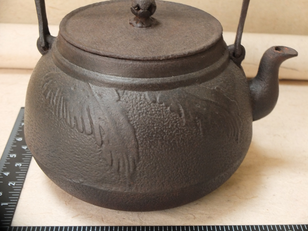 Vintage Japanese Tetsubin iron kettle small size (kotobuki) – VINTAGE BLUE  JAPAN