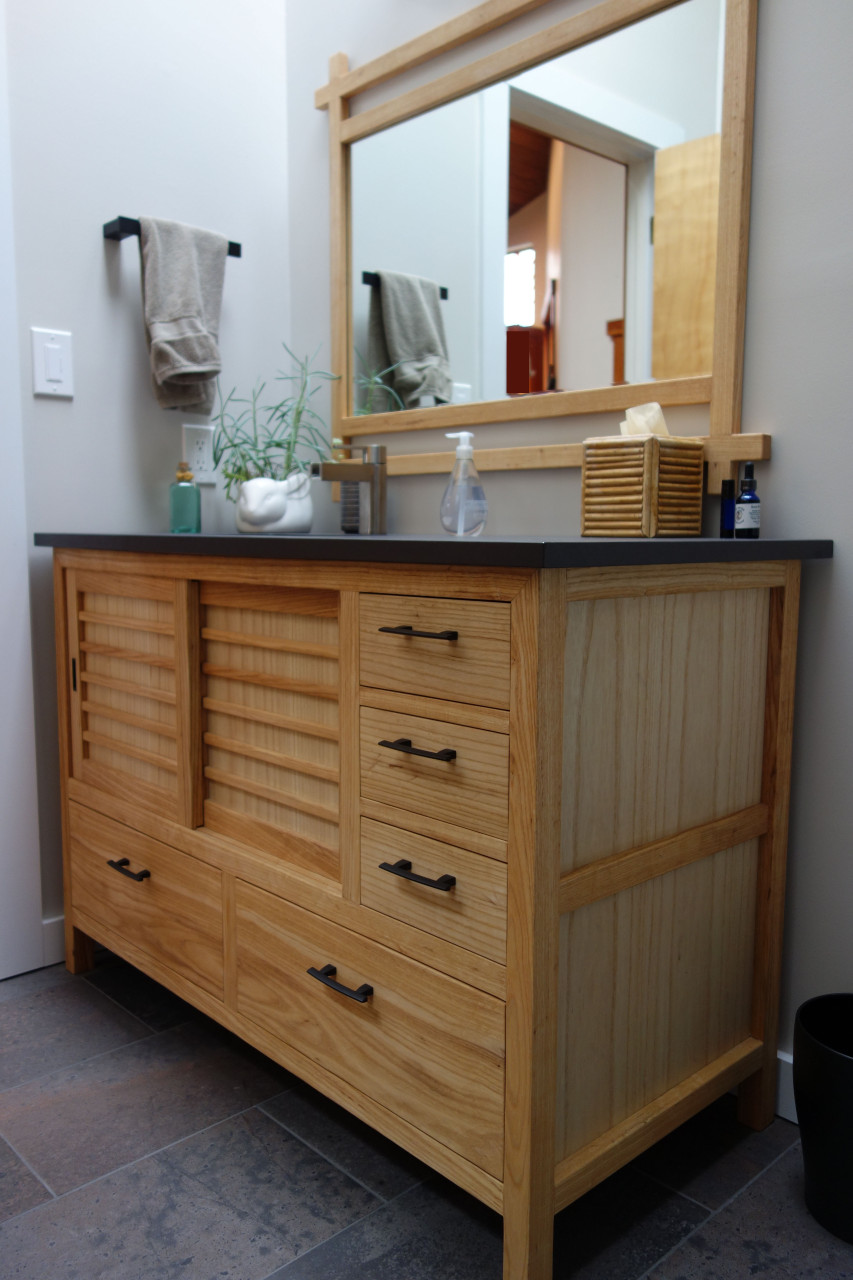 木製箪笥　Japanese High-Quality Wooden Chest Vanity Chest, 180302